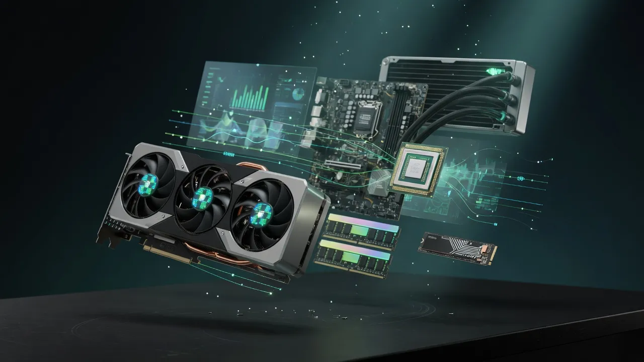 Workstation builder wizard recommending AI hardware setups by budget.